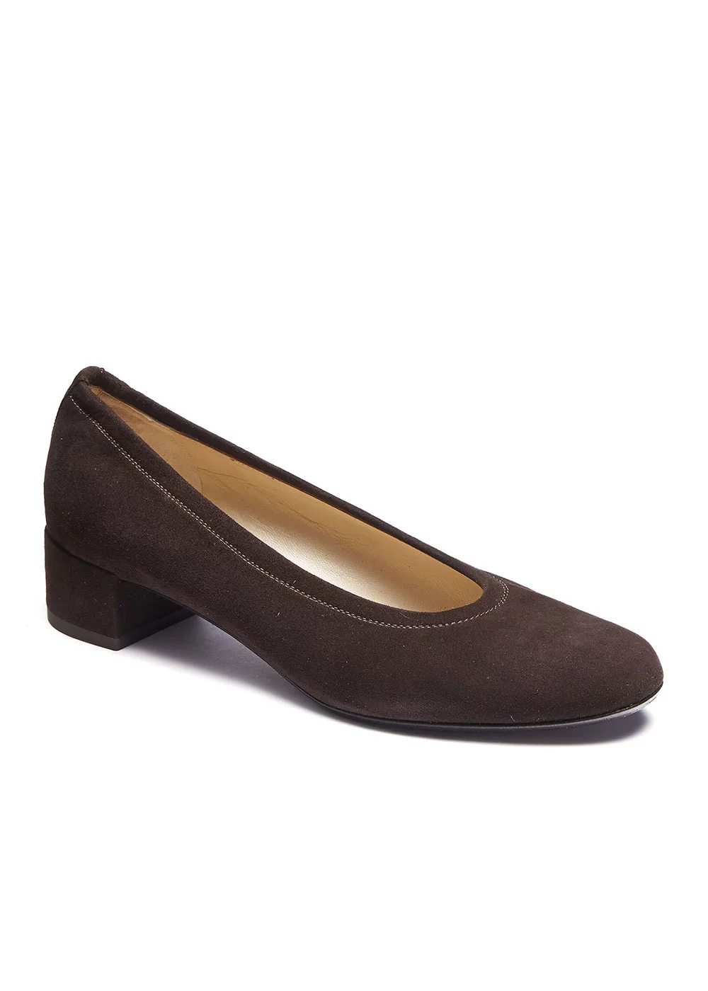 BALLERINE VARSOVIE VELOURS MARRON