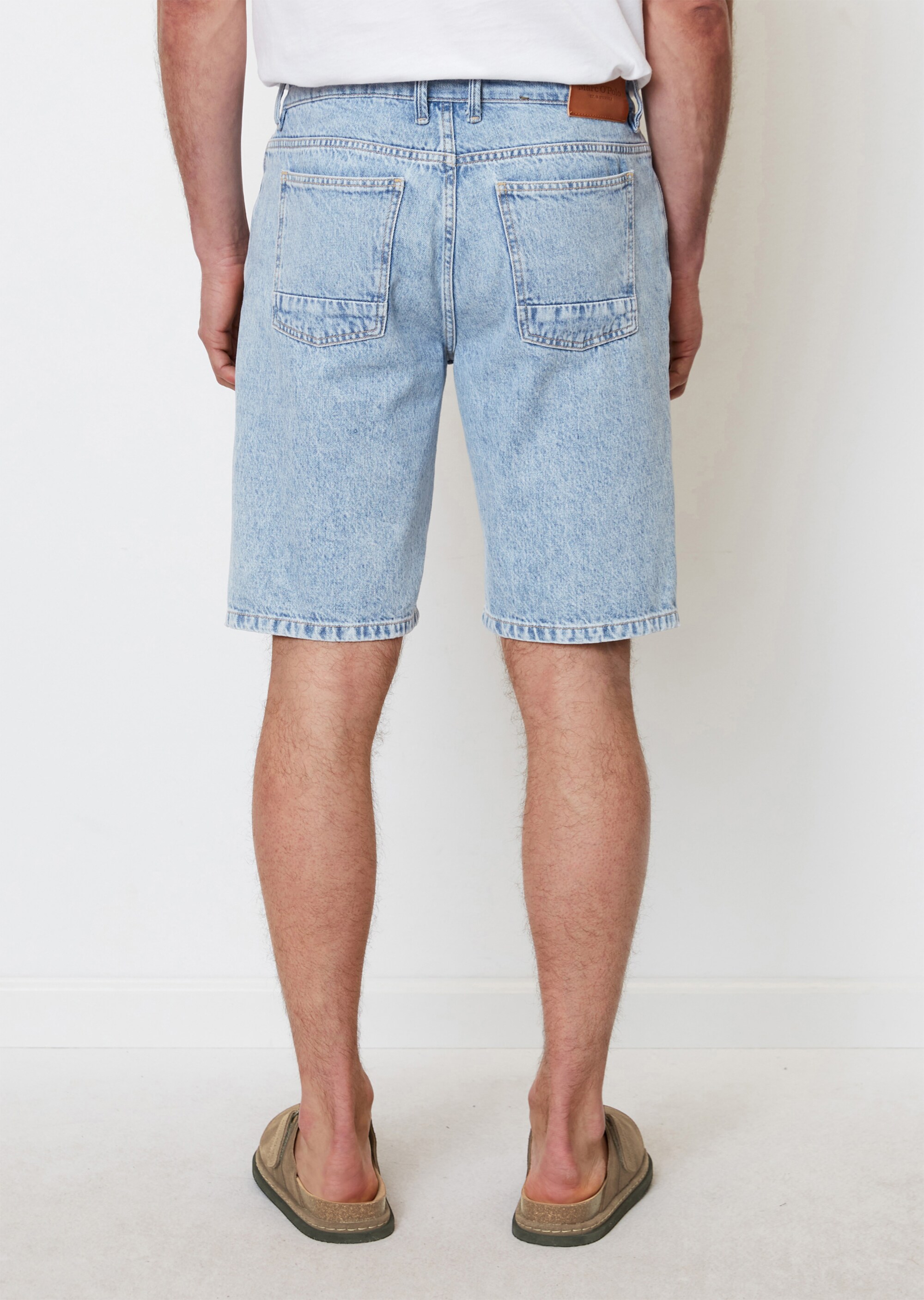 Jeansshorts Modell HAMAR aus reiner Bio-Baumwolle