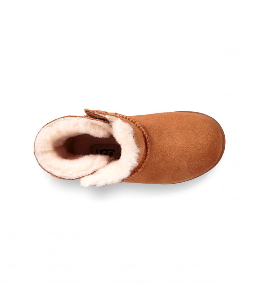 Botas de cano curto UGG T Keelan em couro marrom