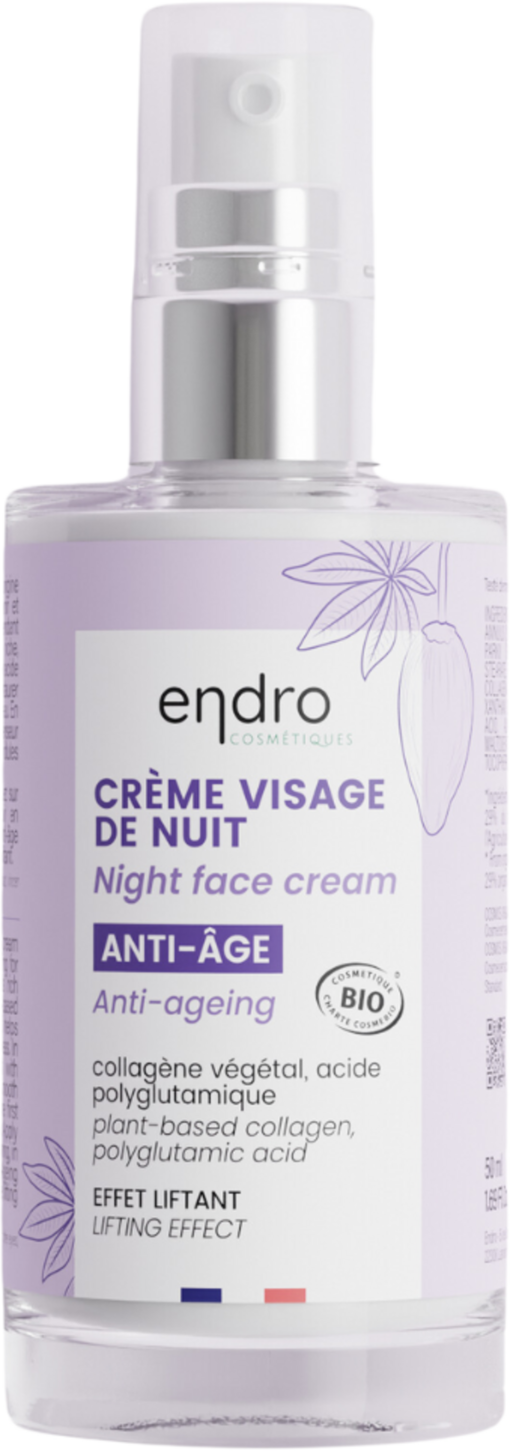 endro cosmétiques  Anti-Ageing Night Face Cream, 50 ml