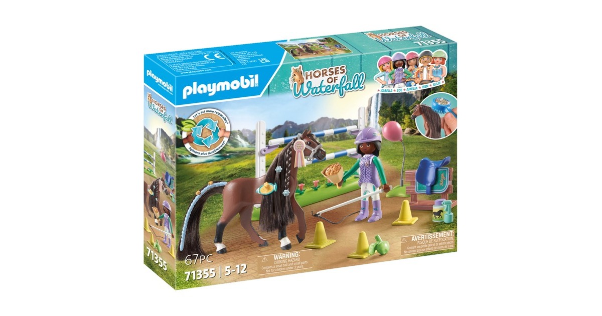 PLAYMOBILHorses of Waterfall - Zoe en Blaze speelset Constructiespeelgoed  (71355)