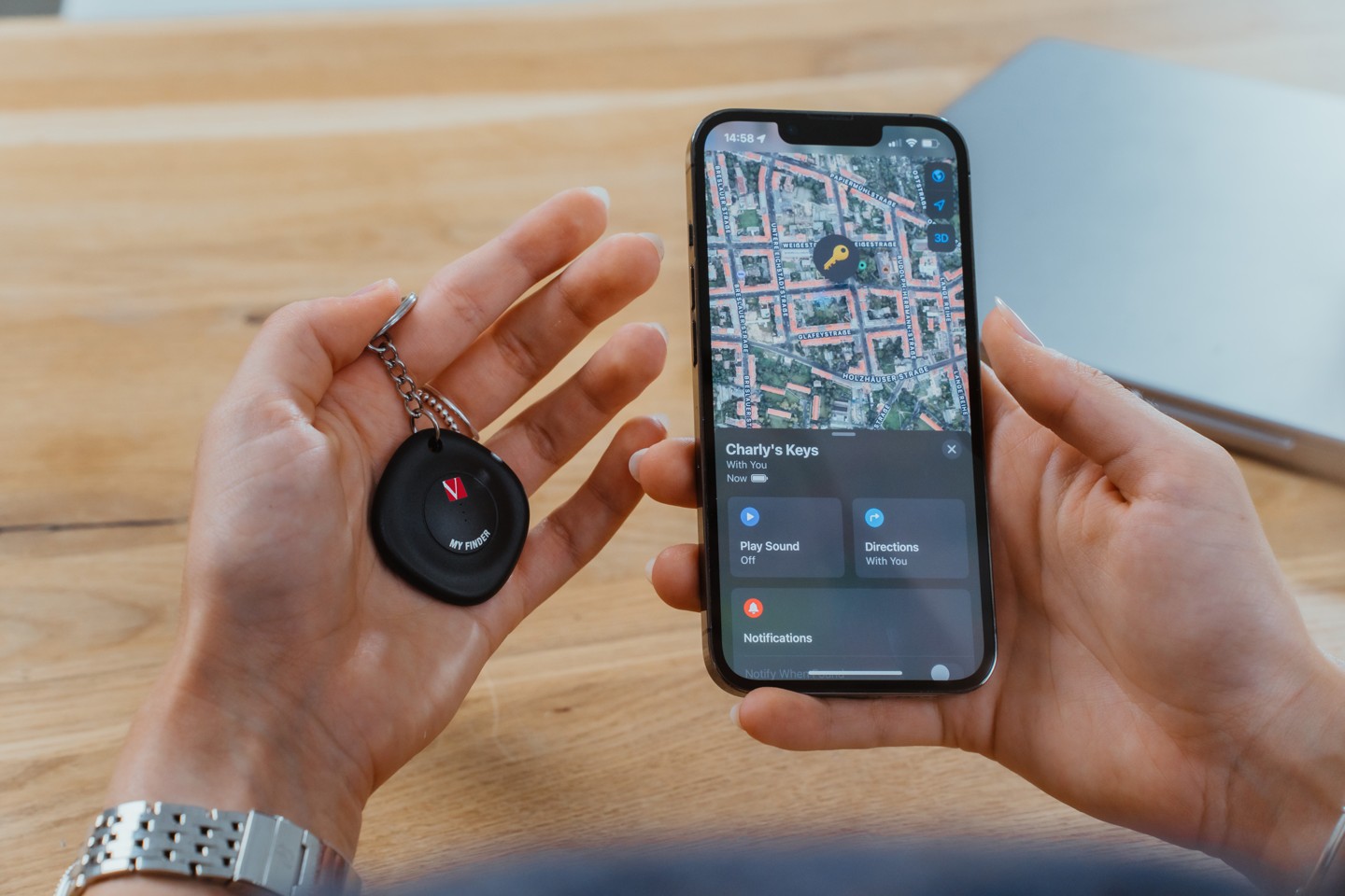 Verbatim - My Finder Bluetooth Tracker, sort (1-pak)