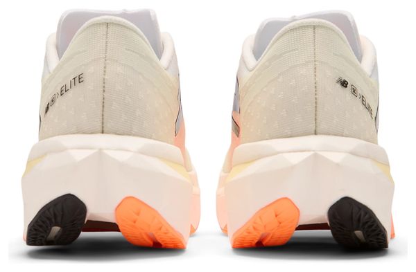 Chaussures Running New Balance FuelCell SuperComp Elite v4 Blanc/Orange Femme