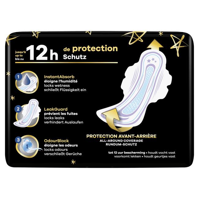 Always Ultra Maandverband Secure Night Extra Met Vleugels 8 Stuks