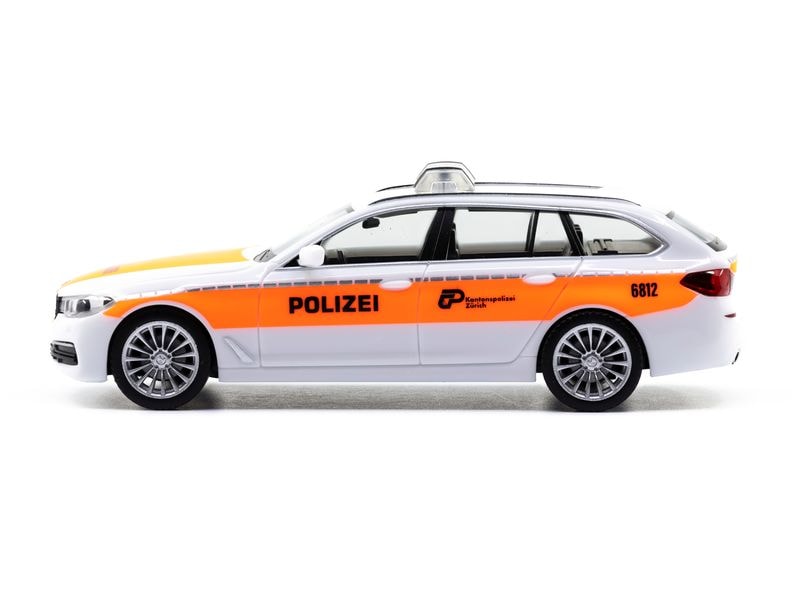 ACE BMW 5er Touring Kapo Zürich 1:87 H0 Modell BMW 5er Touring der Polizei Zurich