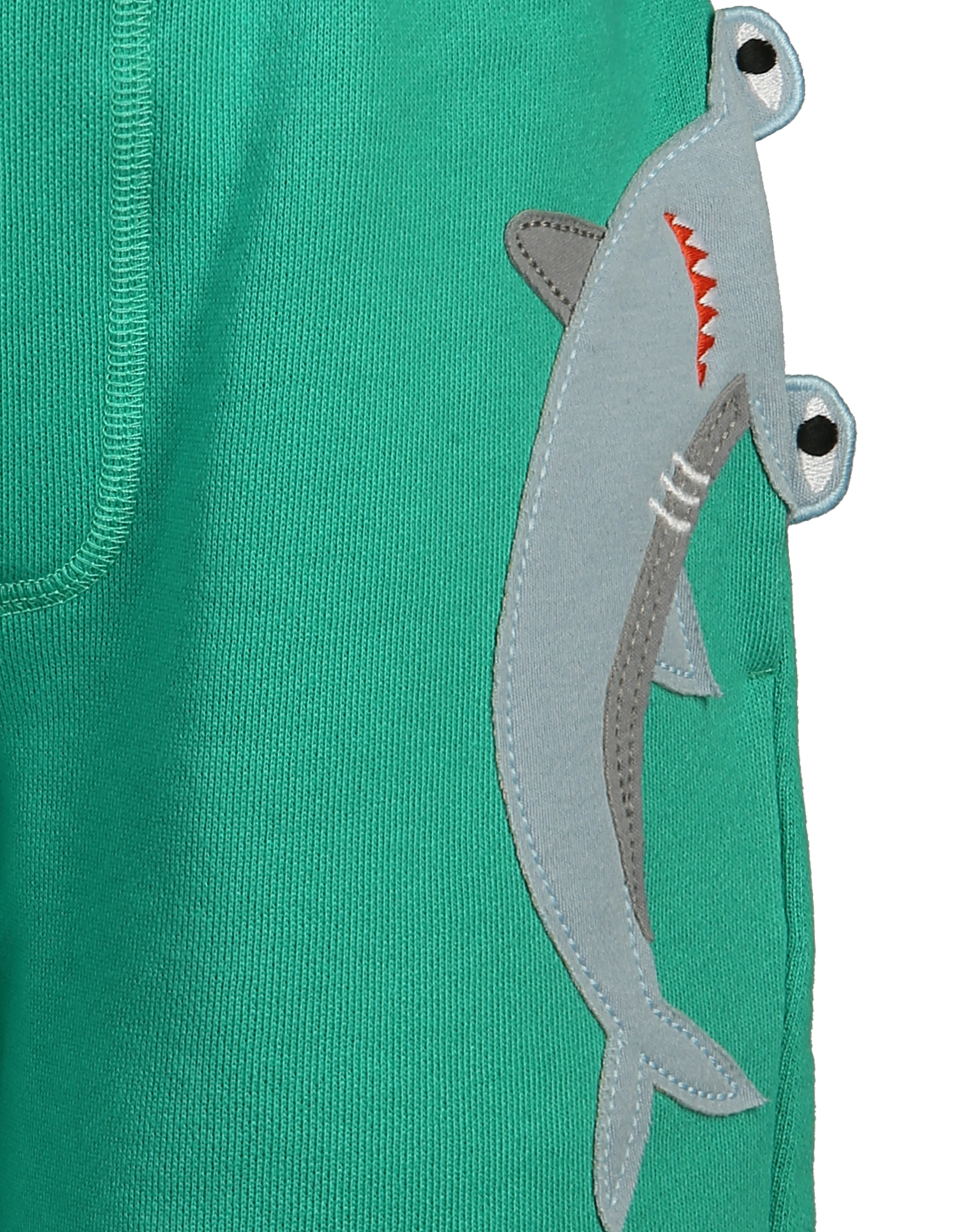 Sweat-Bermudas HAMDEN - SHARK in grün