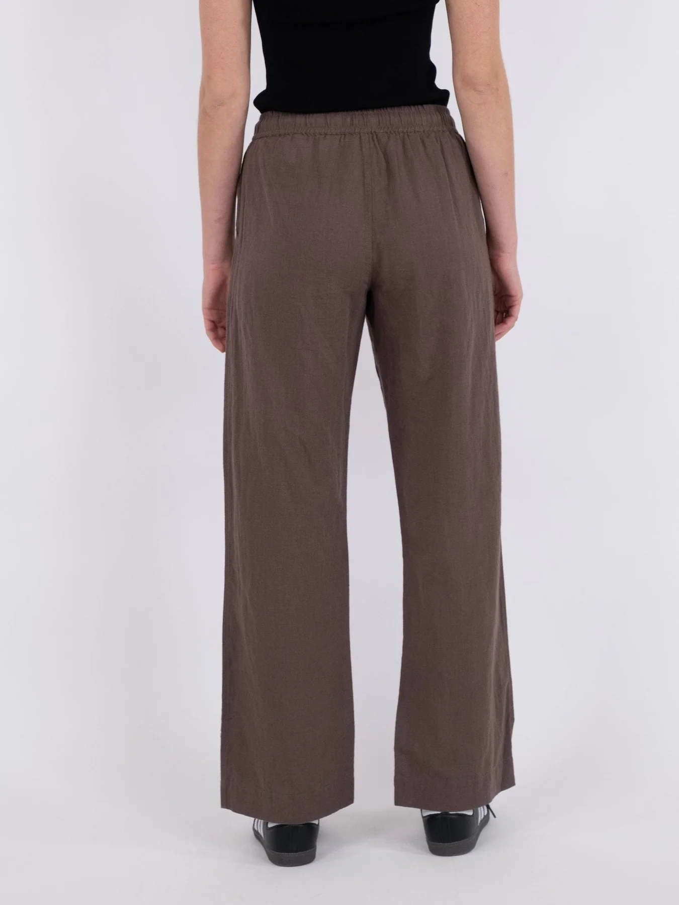 Neo Noir Sonar Linen Pants brown