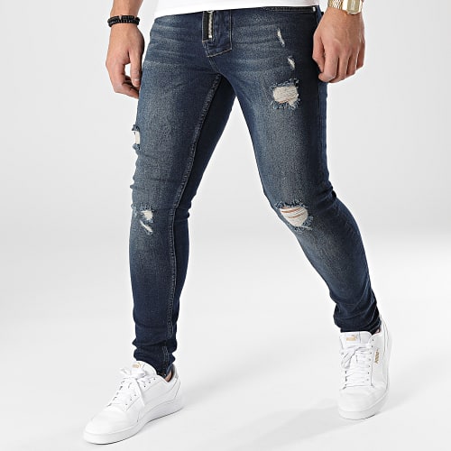 Jean Slim B6684 Bleu Brut