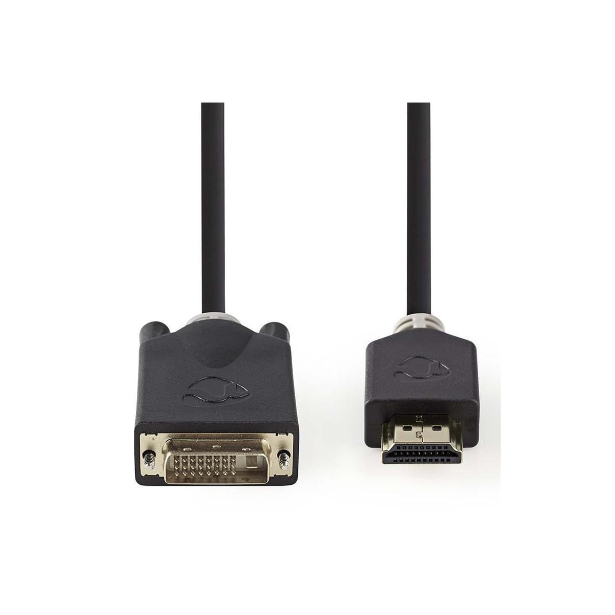HDMI - DVI-kabel | HDMIâ„¢-kontakt - DVI-D 24 + 1-pinners, hann | 2,0 m | Antrasit
