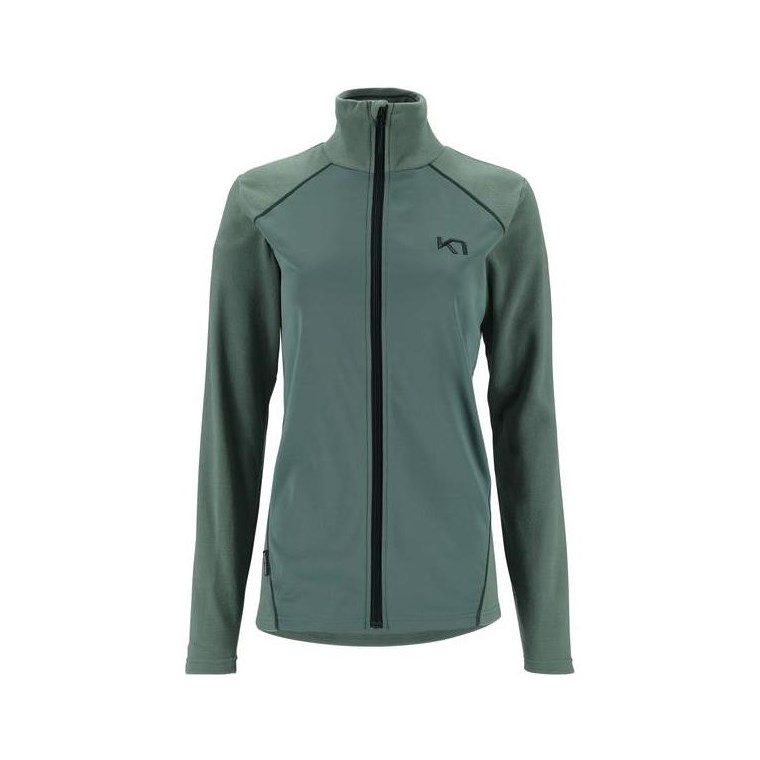 Kari Traa Kari F/Z Fleece Dusty Midtone Green