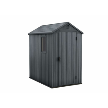 Keter tuinhuis Darwin 46 woodlook greyish kunststof 130 x 192 x 198 cm