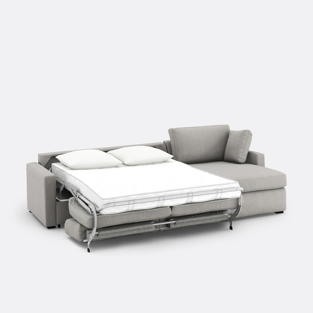 LA REDOUTE INTERIEURS<br>Sofá-cama de canto premium em algodão/espuma, Timor