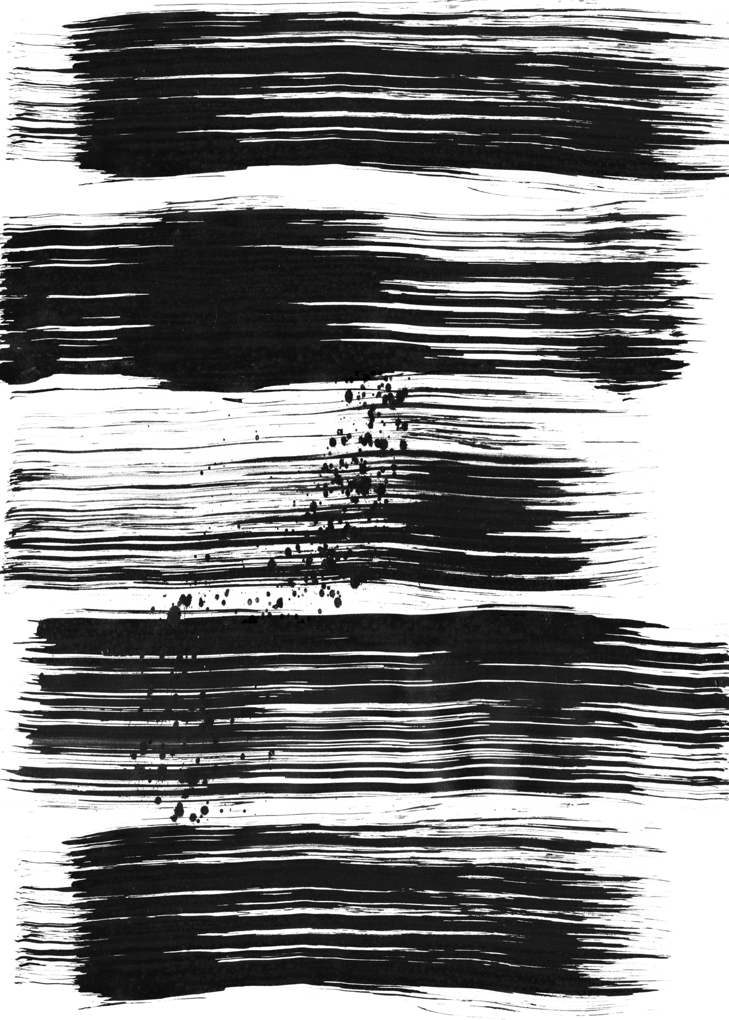 Poster Abstract Ink 02 40 x 50 cm