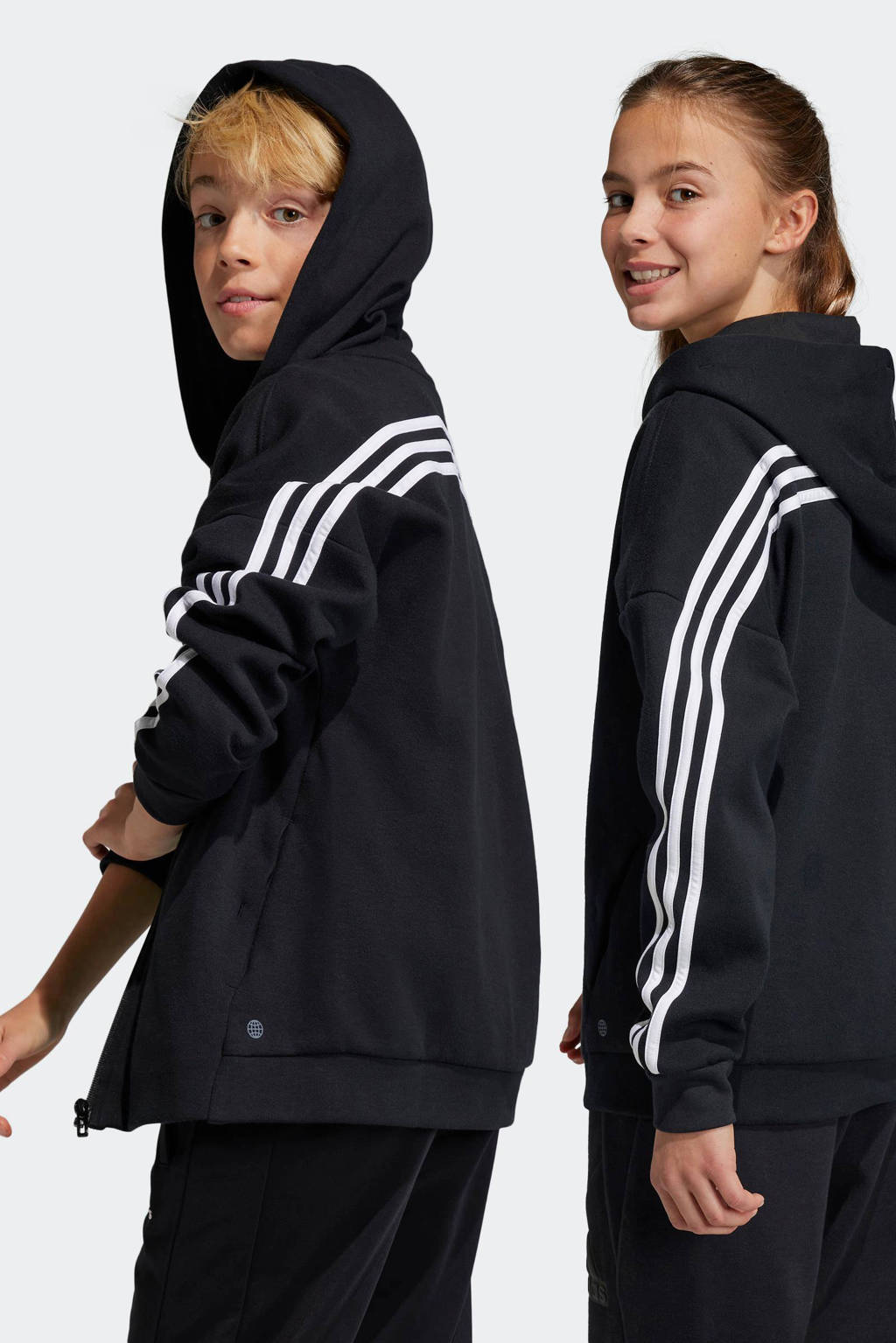 adidas sweatvest zwart
