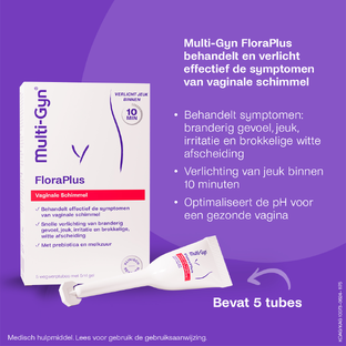 Multi-Gyn FloraPlus Vaginale Schimmel Gel 5ST