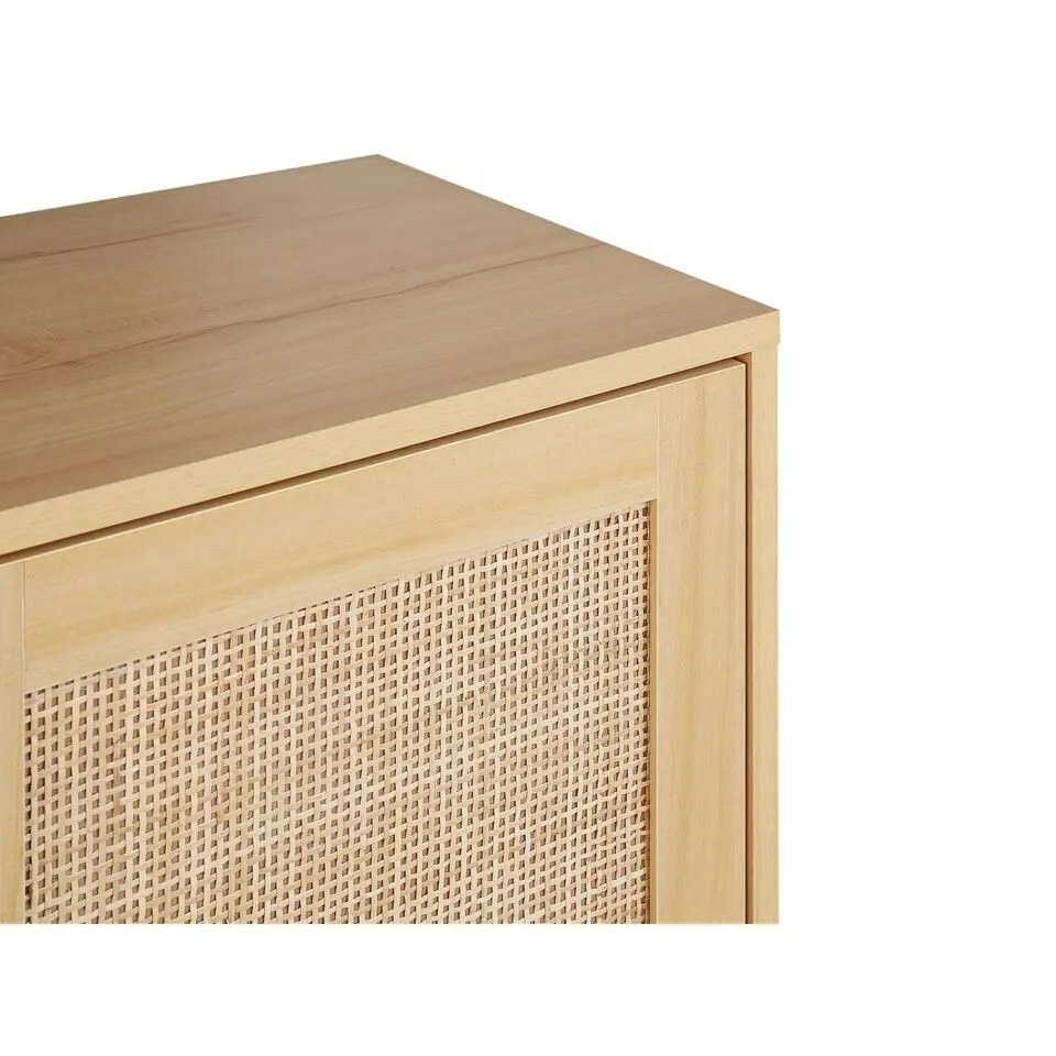 PEROTE - Dressoir - Lichte houtkleur - Rotan