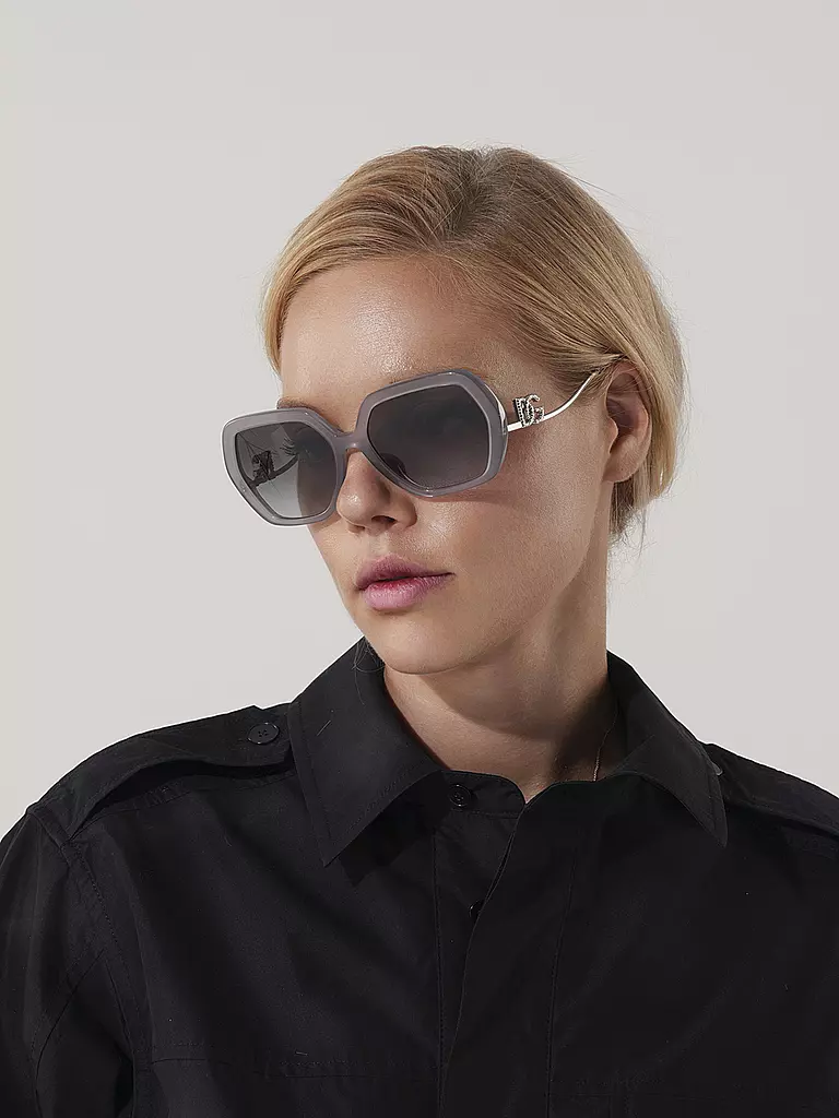 DOLCE&GABBANA Sonnenbrille 0DG4468B/58 hellgrau