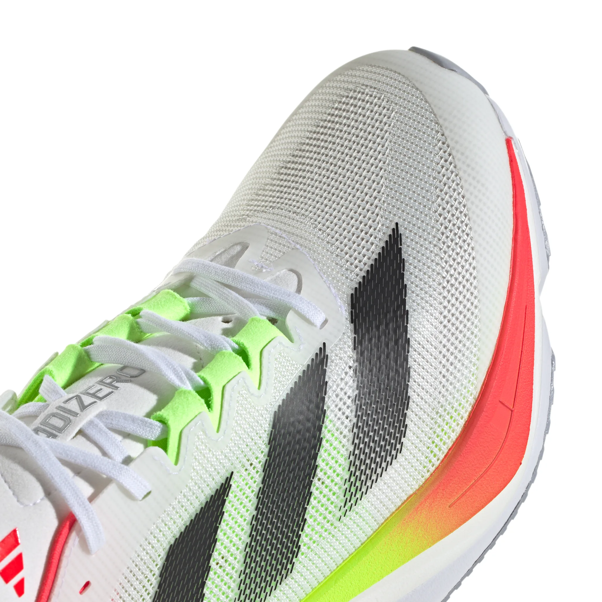 Adidas Men's Adizero Boston 12 Shoes Ftwr White/core Black/lucid Red