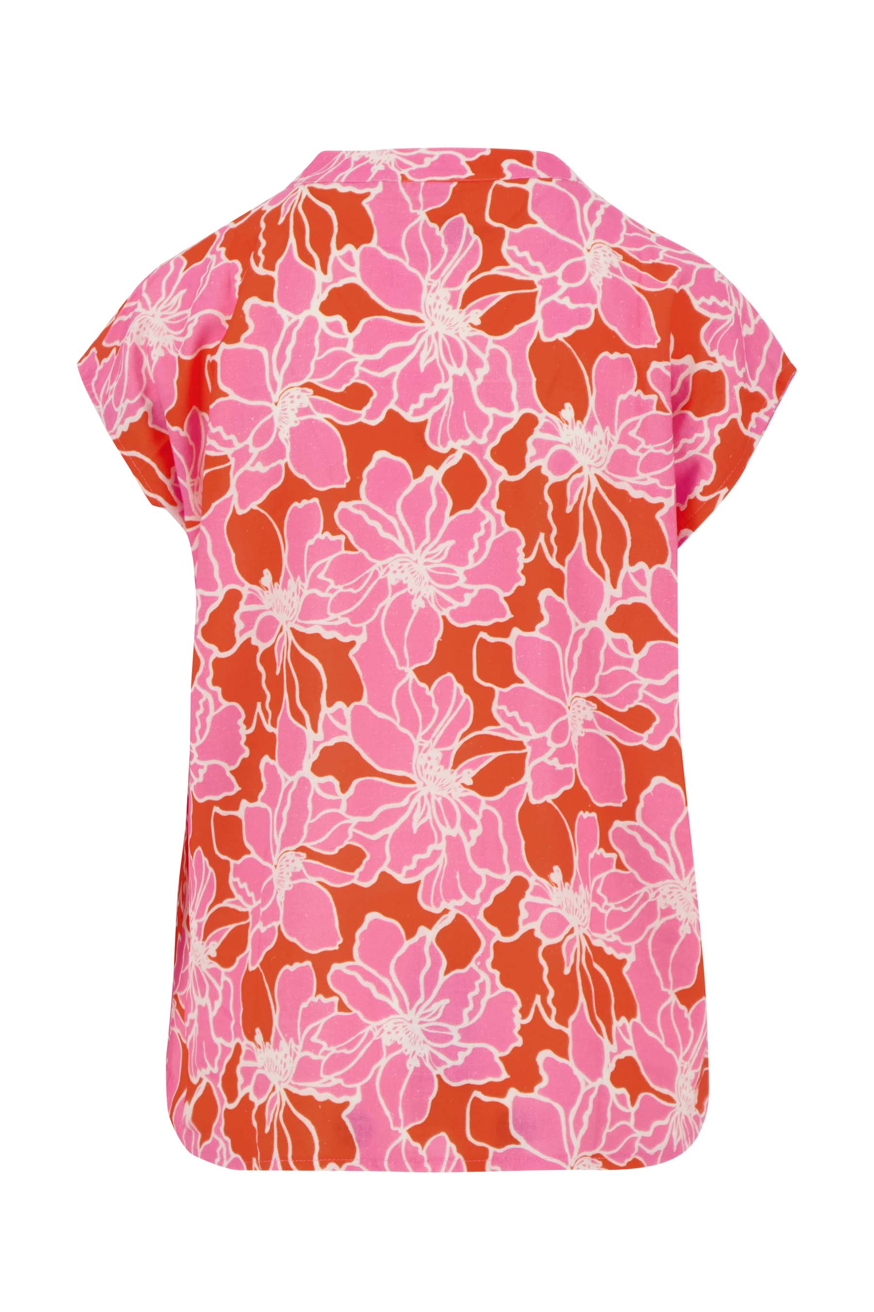 blouse met bloemen print