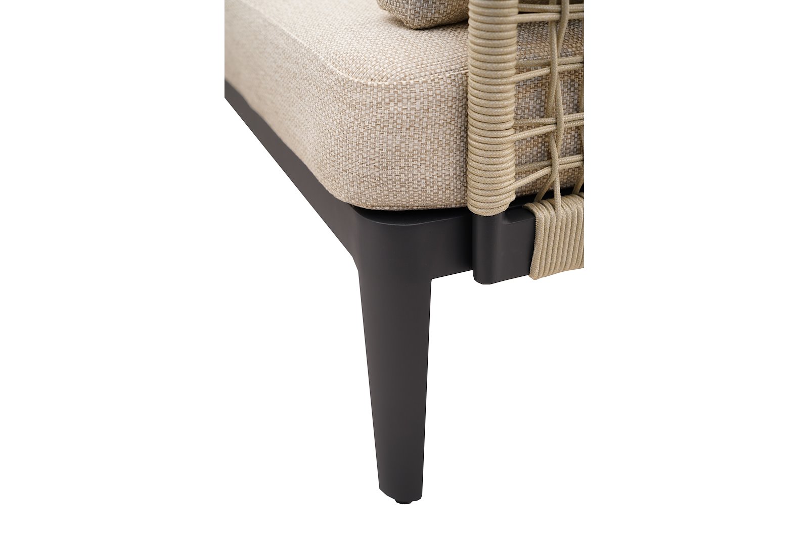 Sailon hjørnesofa sort