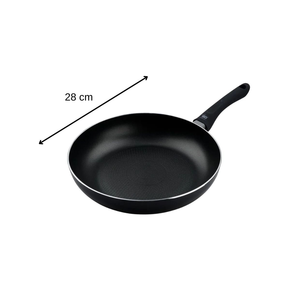 Poêle à frire 28 cm en aluminium pressé Smart Life Elo