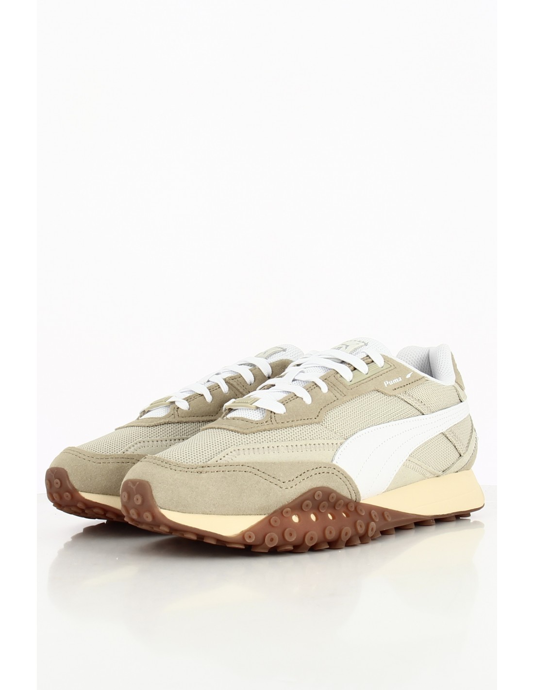 puma Sneakers homme blktop rider washed beige/blanc