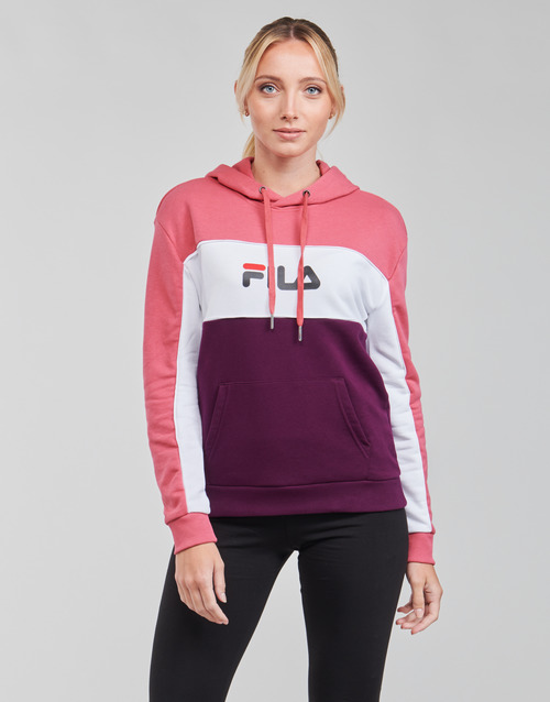 Fila - AQILA HOODY - Rose / Blanc / Violet