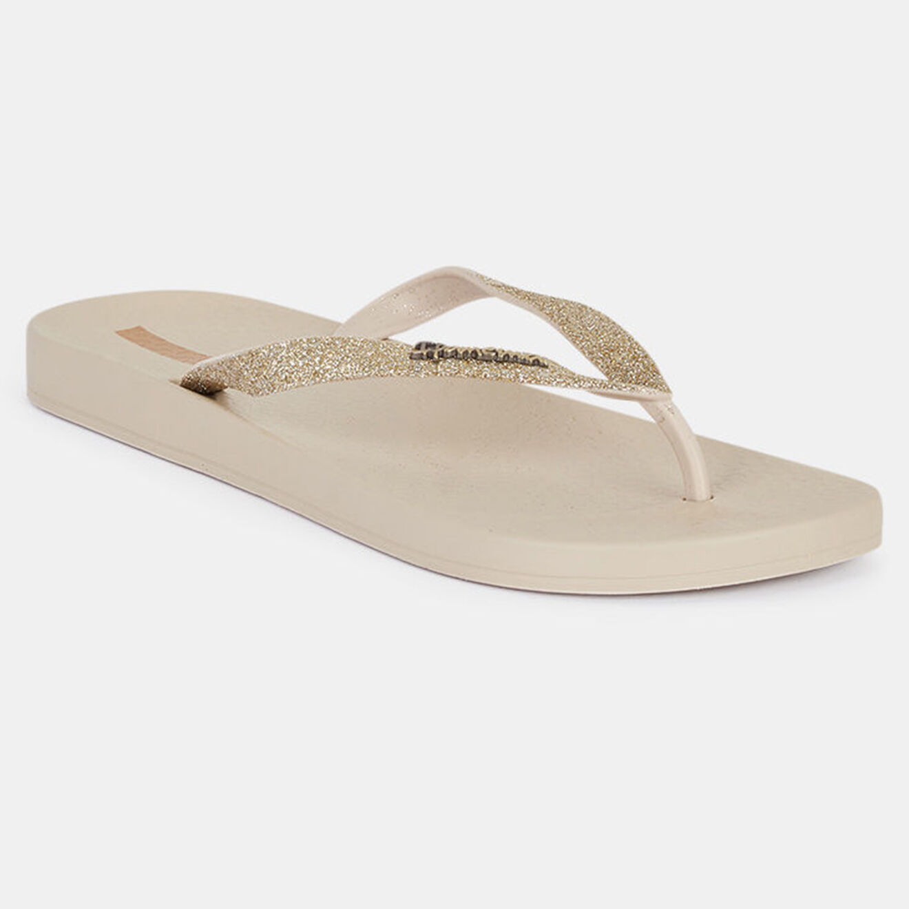 Ipanema Tongs Lolita beiges/doré