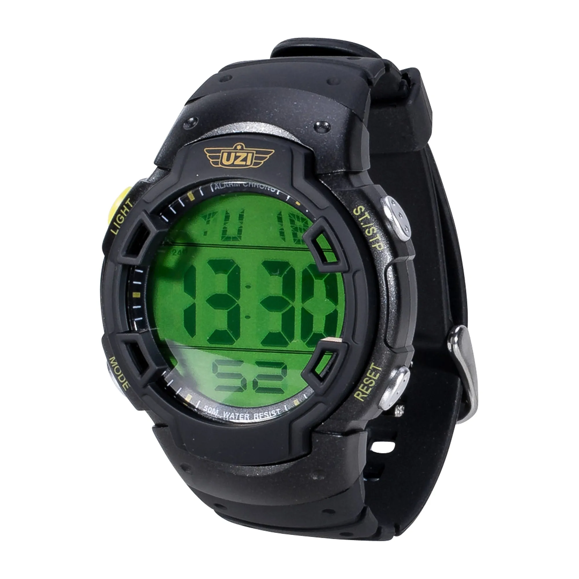 UZI -  Digitaluhr Guardian Gummiband