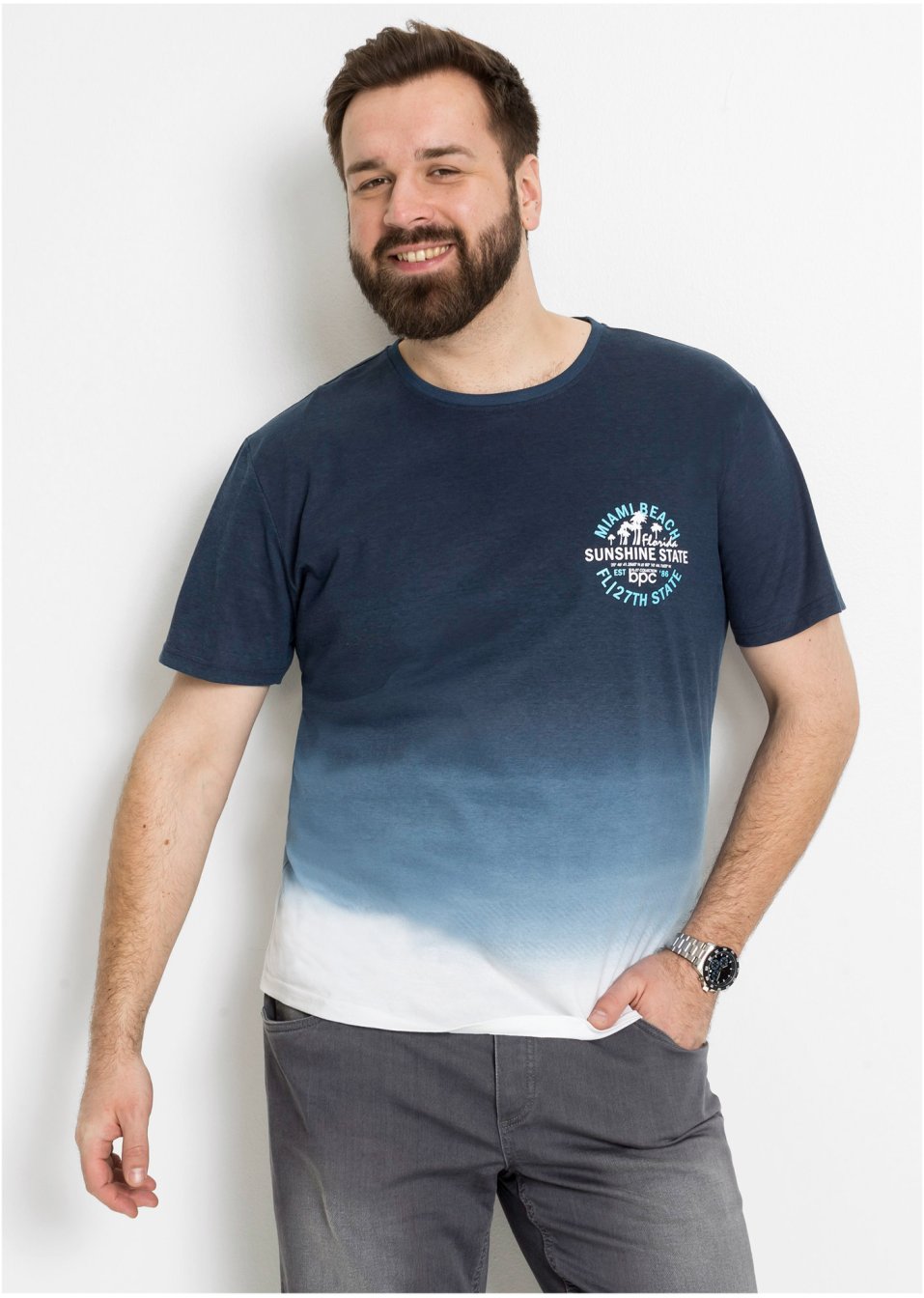T-shirt avec dégradé de couleur