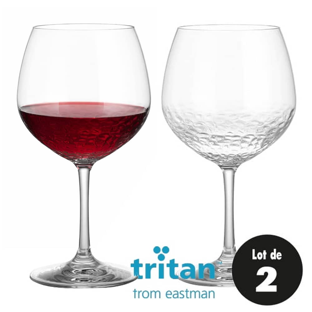 Lot de 2 verres à vin Tritan 58 cl