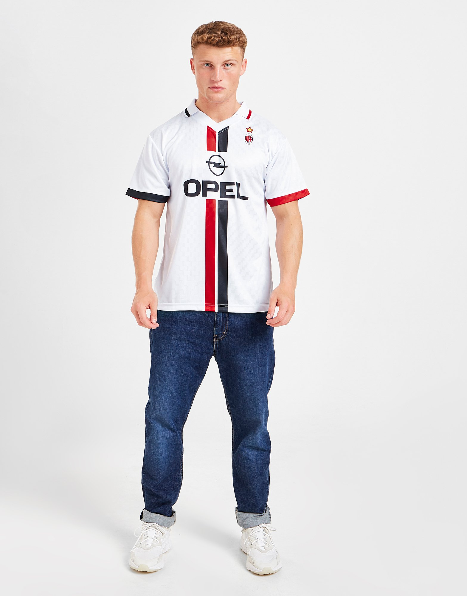 Score Draw Maillot Rétro AC Milan '96 Match Extérieur Homme