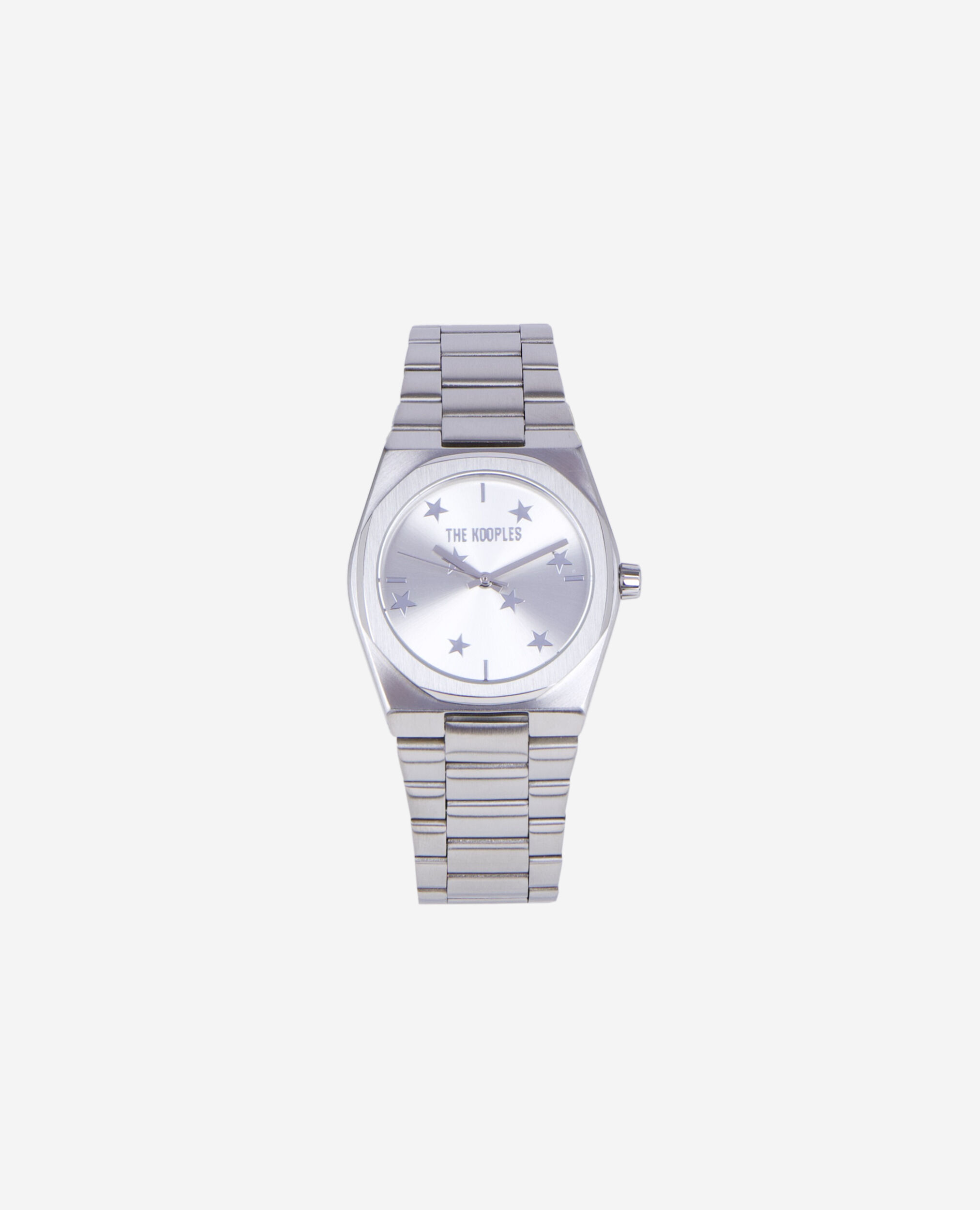 Montre avec étoiles argentée