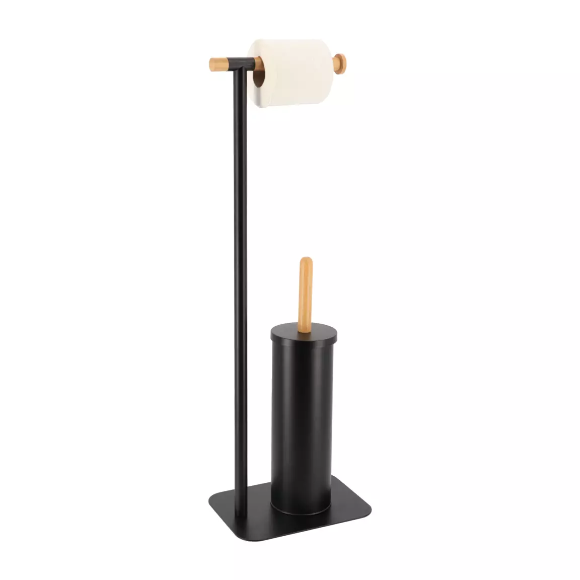 Brosse et dérouleur papier toilette Bambou Noir