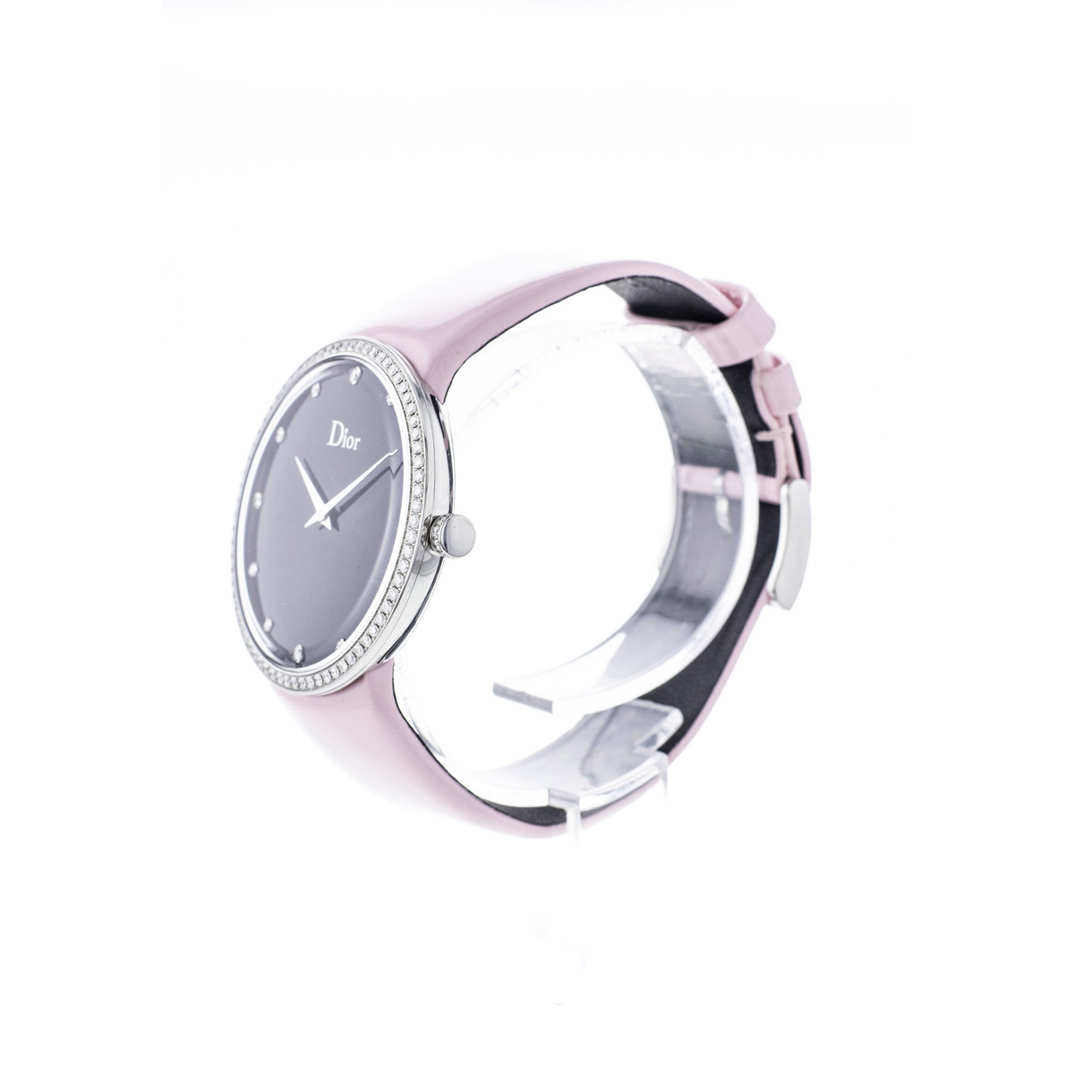 Montre d'occasion Dior D femme acier bracelet rose