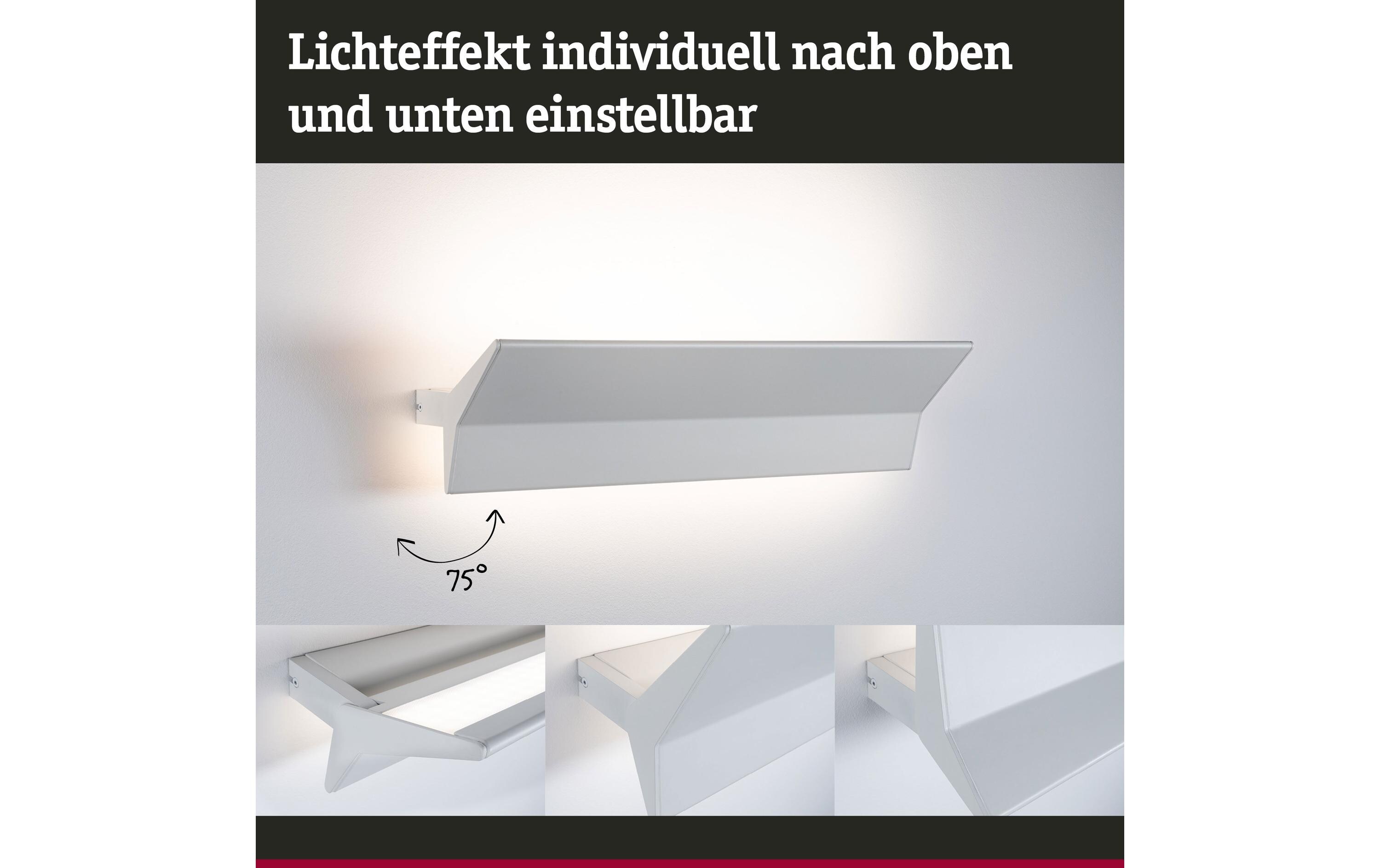 Wandleuchte Stine, 17W, 2700-6500K, Weiss<br>LED Wandleuchte Smart Home Zigbee