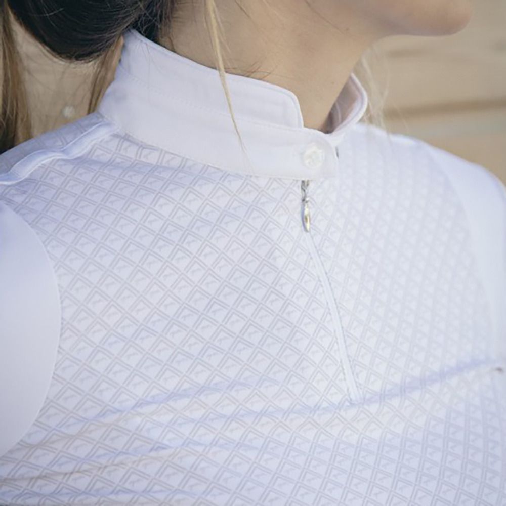 Pénélope SEVILLE - Polo de concours Femme blanc