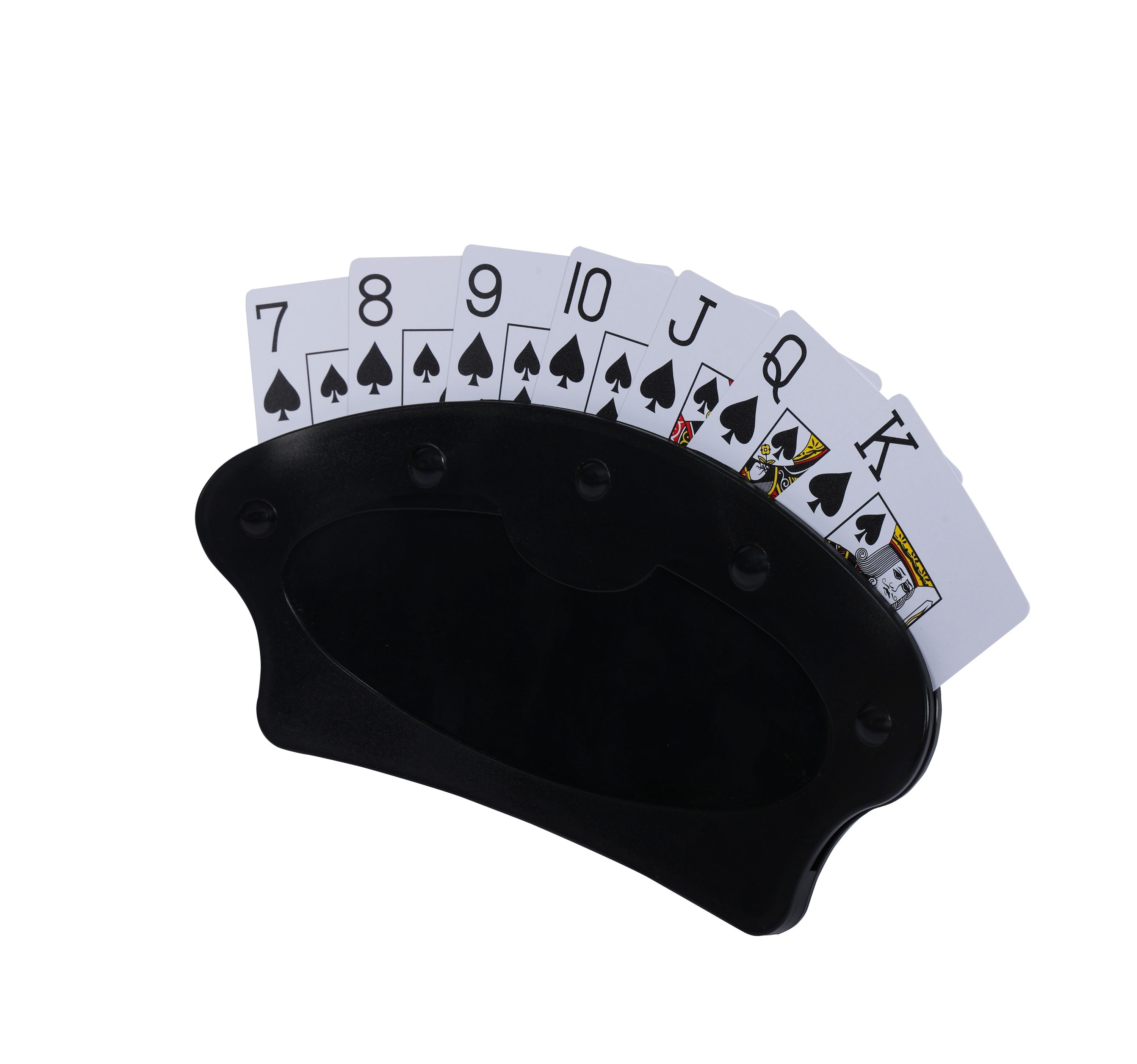 Kartenhalter 21 x 10 cm schwarz