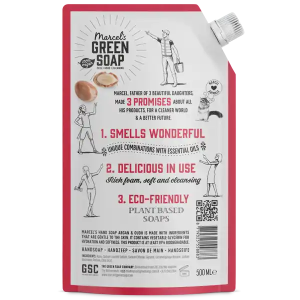Handseife Argan & Oudh Nachfüllbeutel