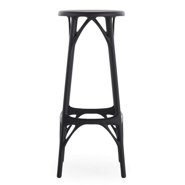 Kartell A.I. barkruk 75 grijs