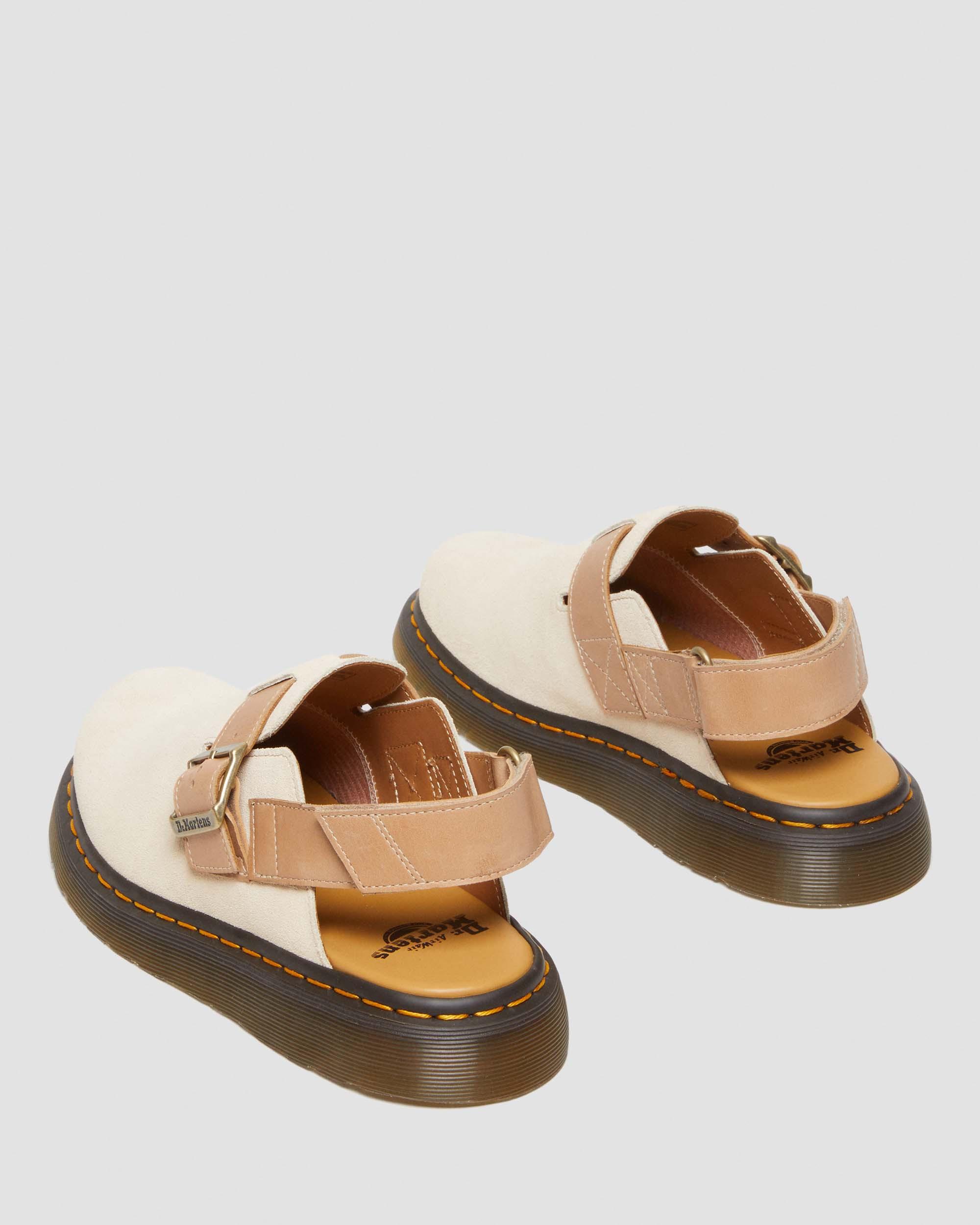 Jorge II Suede & Leather Slingback Mules