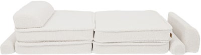Meowbaby Play Bearly Premium  Byggbar Sofa, Cream
