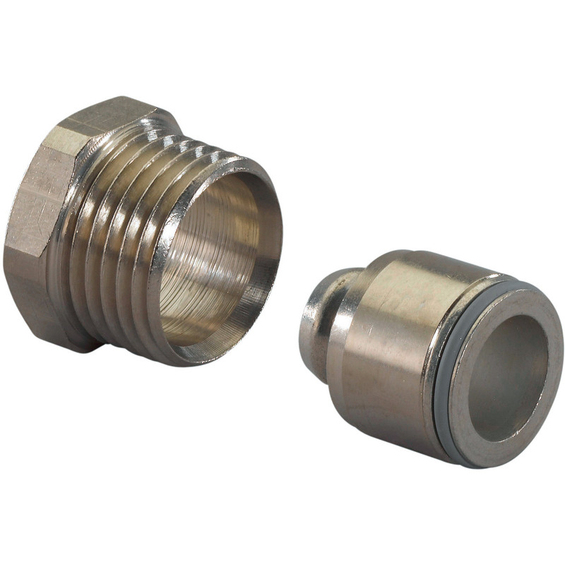 Uponor MLC pers klemkoppeling ½"x16mm heimeier