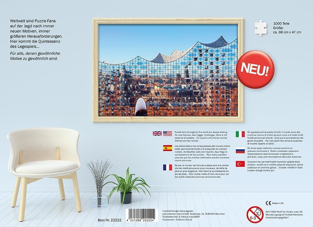 Hamburg im Spiegel der Elbphilharmonie, 1000 Teile