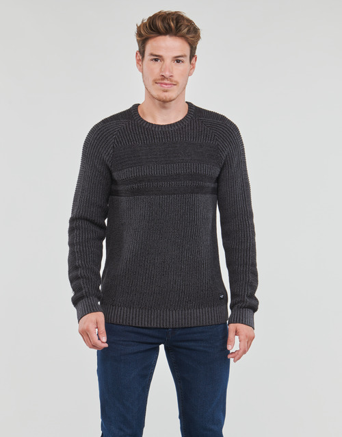 Jack & Jones - JJPOWER KNIT CREW NECK - Gris