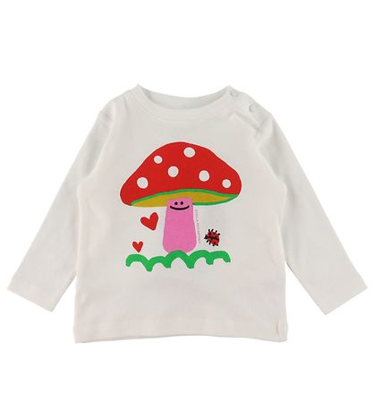 Stella McCartney Kids Kinderbluse - Weiß m. Schwamm