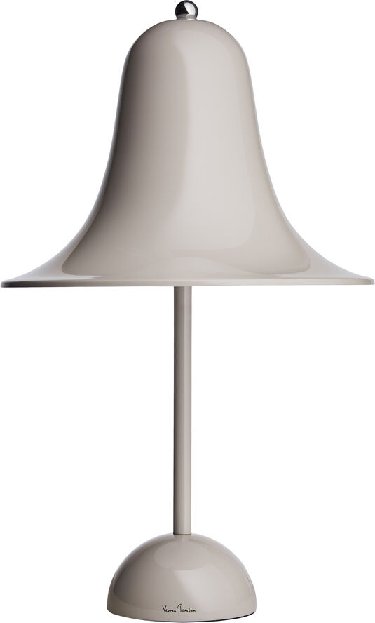 Verpan Pantop Ø23 Portable Table Lamp Grey sand
