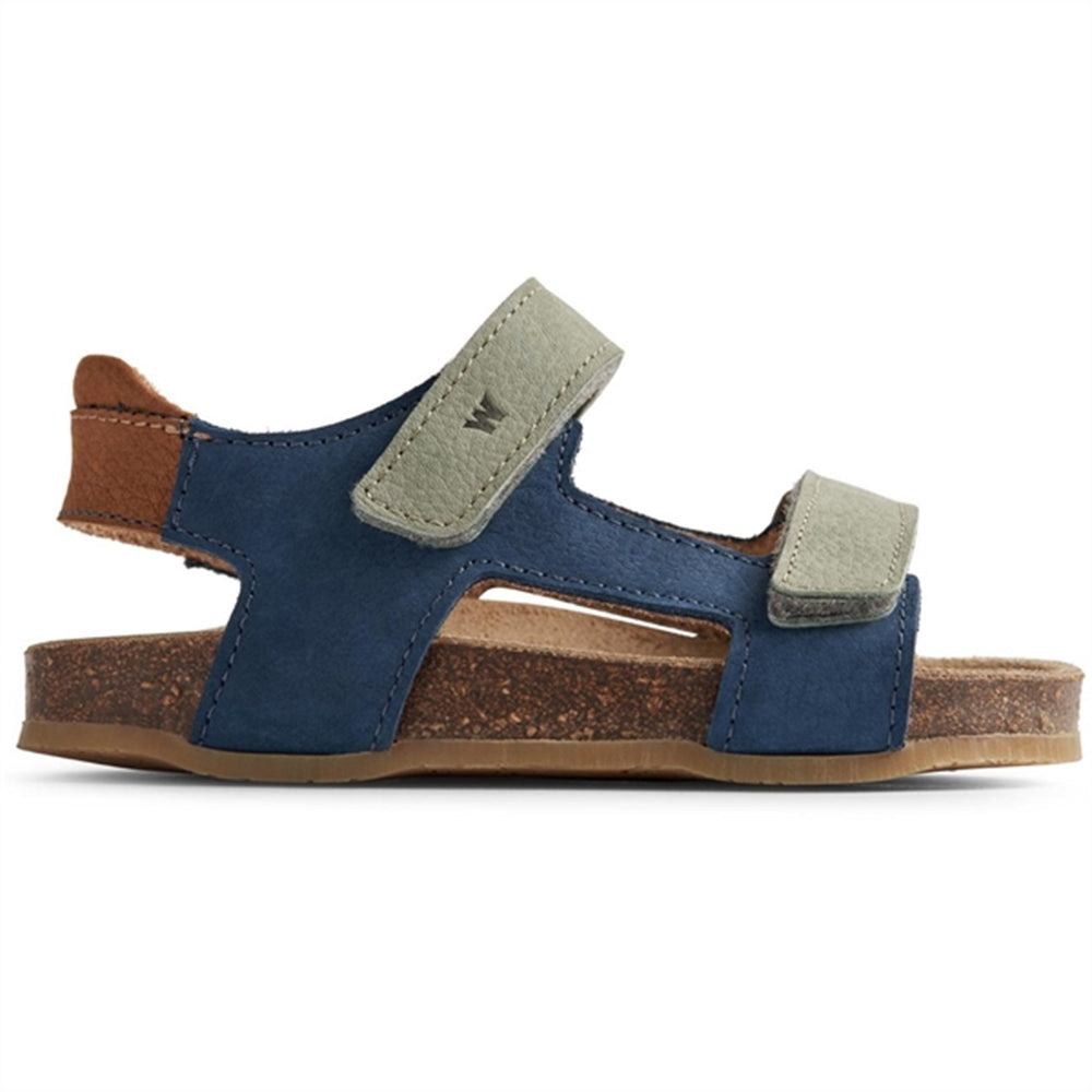 Sandal Cork Open Toe Corey Blue - Wheat||Wheat Footwear
