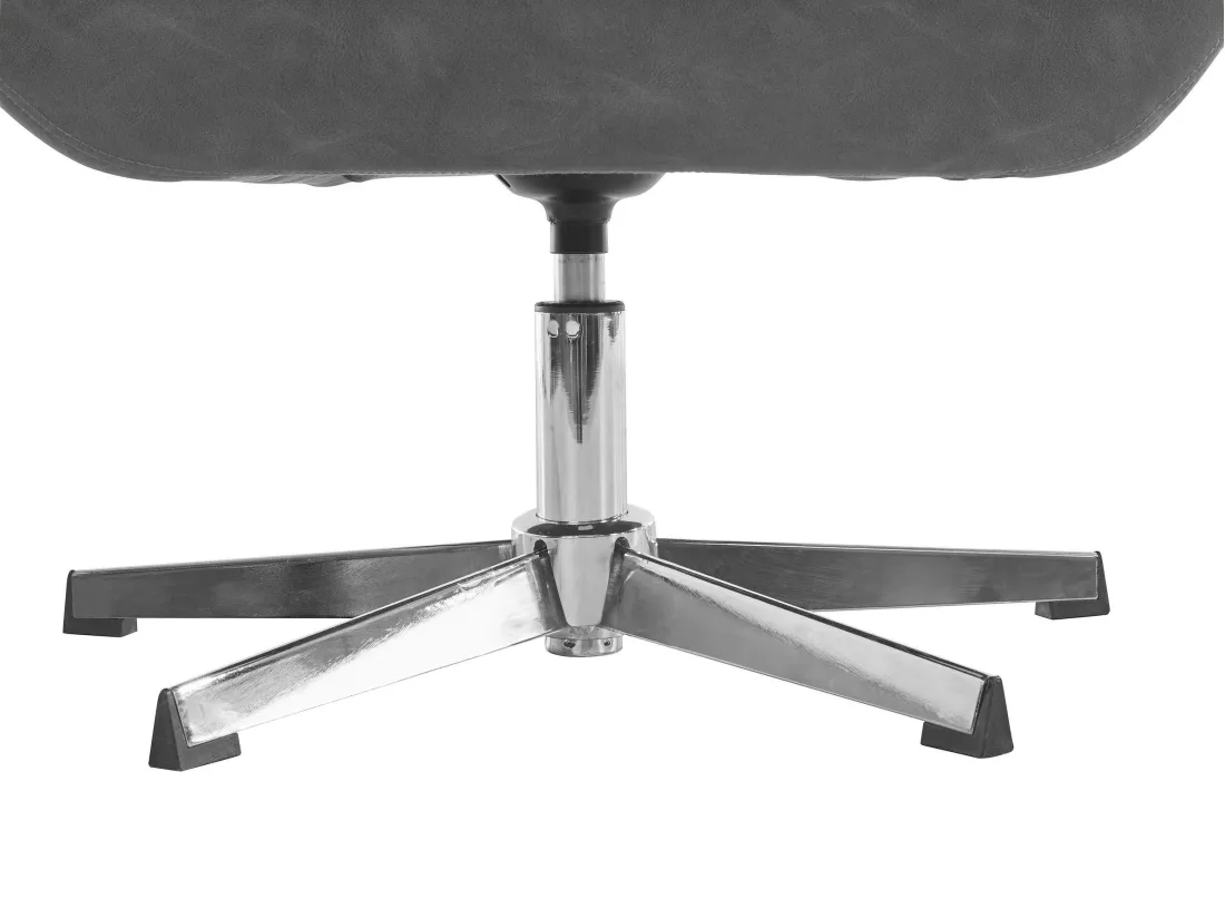 Naomi | Chaise d'appoint en PU gris