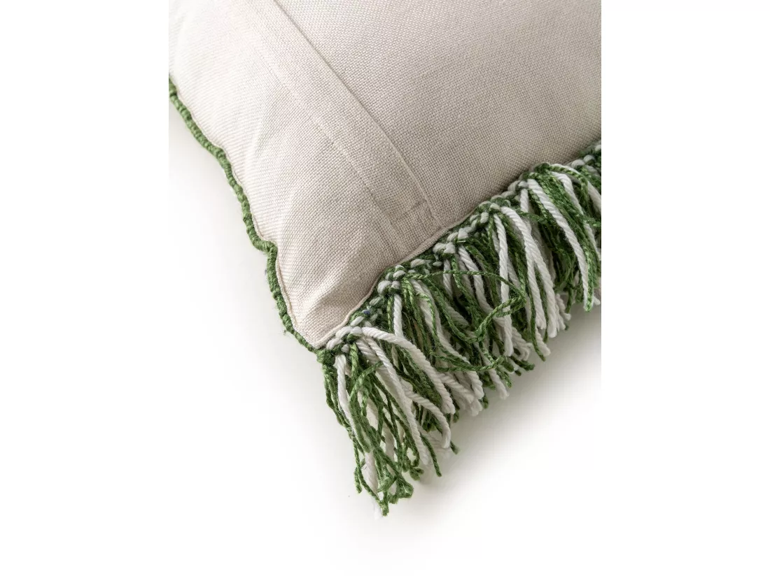 Coussin d'intérieur et d'extérieur Morty Vert 30x50 cm